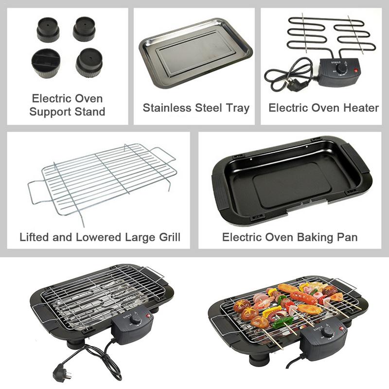 ครัวเรือน Smokeless Grill 2000 - Kitchen Baking Tray Organiser บทวิจารณ์และราคา