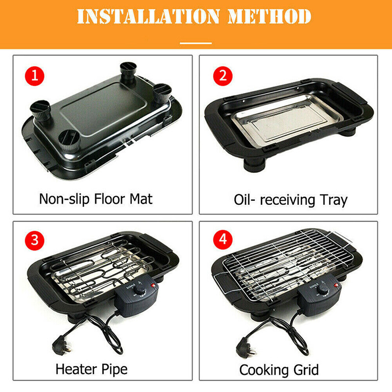 ครัวเรือน Smokeless Grill 2000 - Kitchen Baking Tray Organiser บทวิจารณ์และราคา