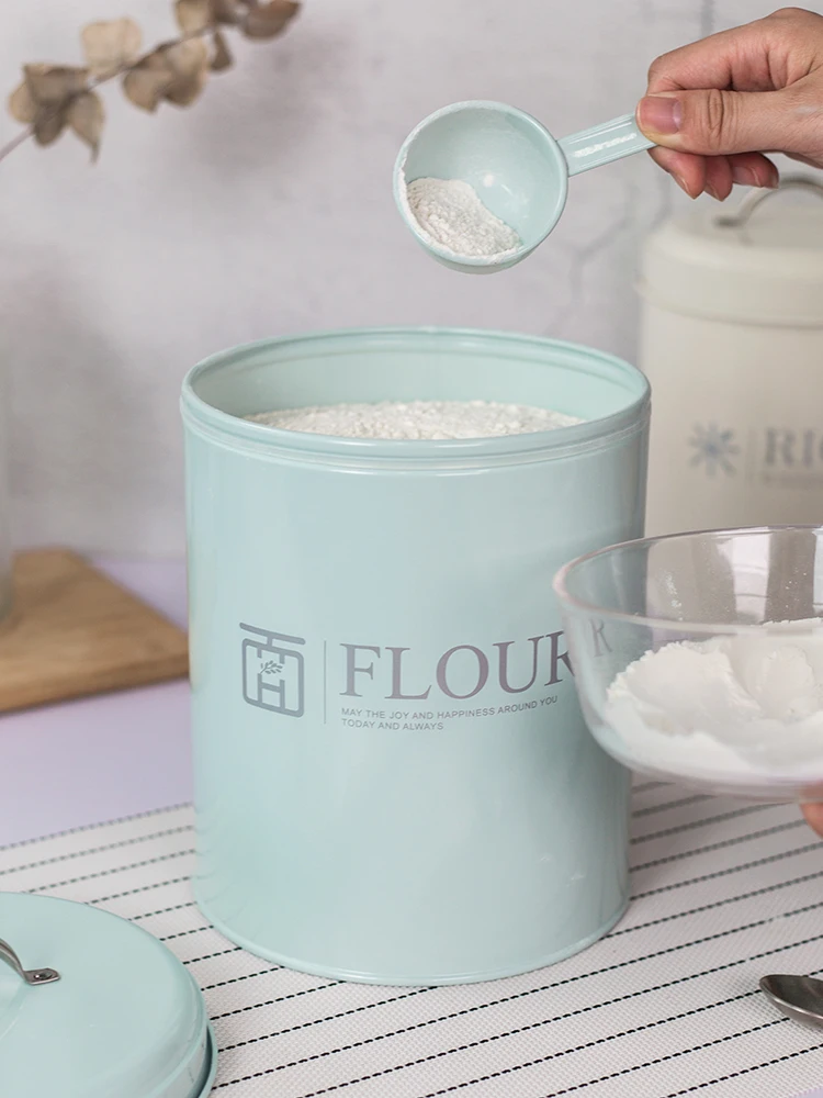 รอบประเภทอบแป้งคอนเทนเนอร์ห้อง - Kitchen Baking Storage Containers บทวิจารณ์และราคา