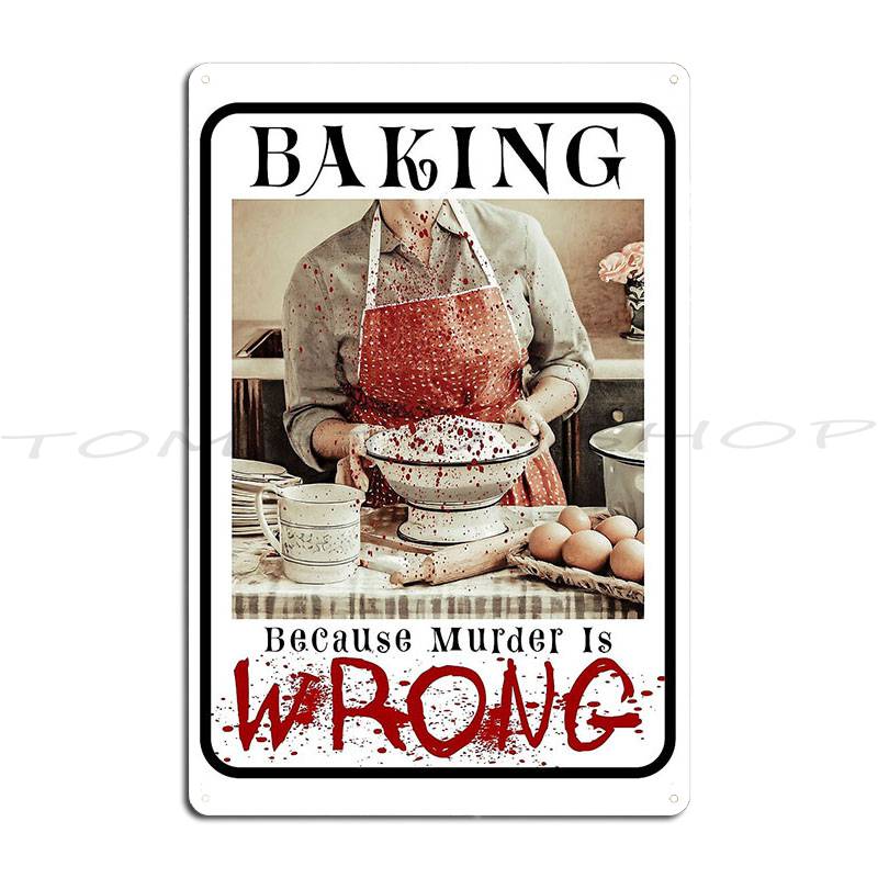 ป้ายโลหะตกแต่งผนังห้องครัวสไตล - Kitchen And Baking Life บทวิจารณ์และราคา