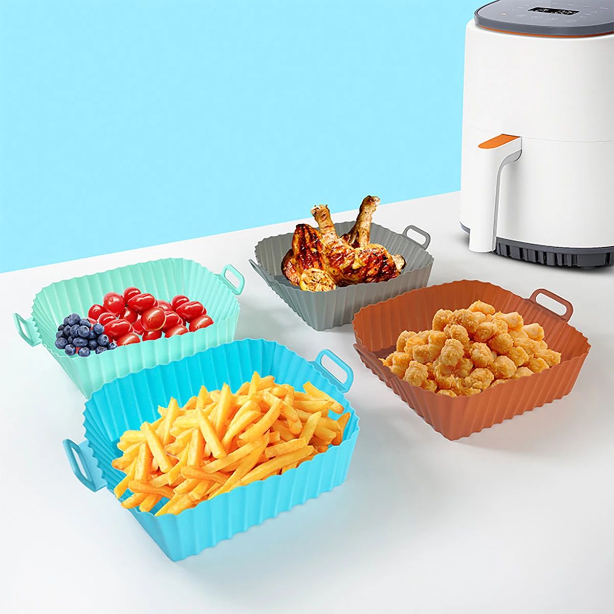 แม่พิมพ์ซิลิโคนสำหรับทอดอาหาร  - Kitchen Accessories For Baking บทวิจารณ์และราคา