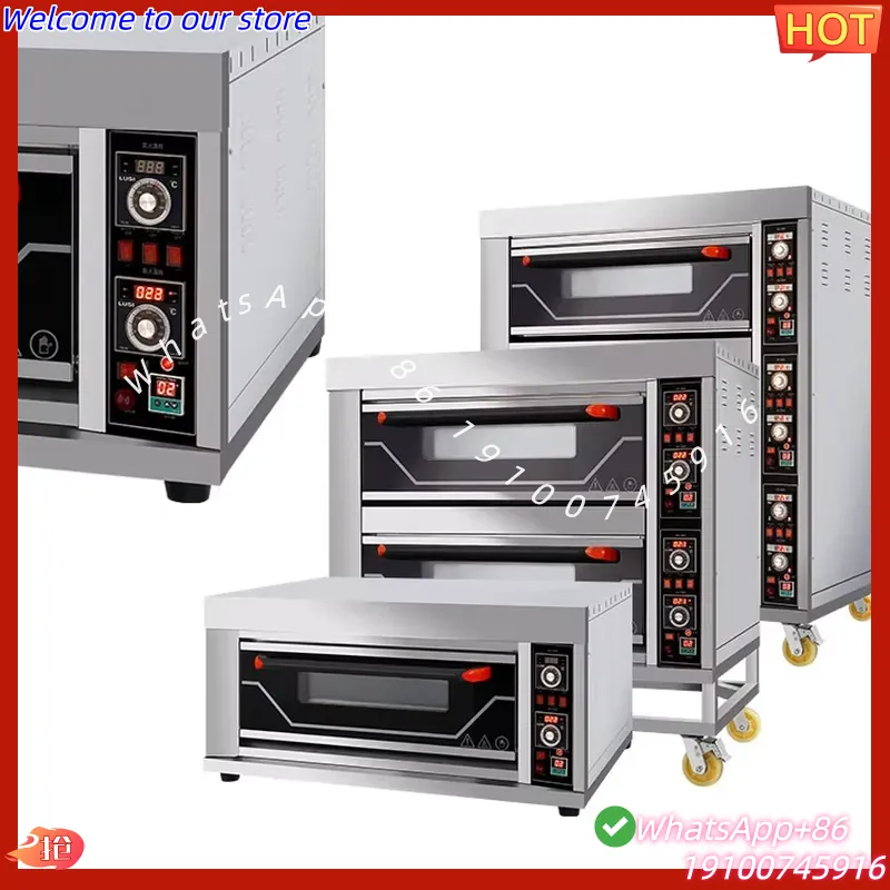 เตาอบพิซซ่าไฟฟ้าอุตสาหกรรมแบบส - Commercial Kitchen Baking Oven บทวิจารณ์และราคา